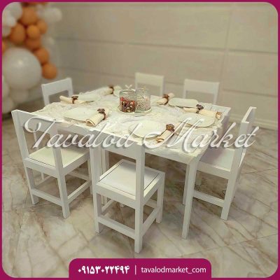 میز و صندلی چوبی کودک