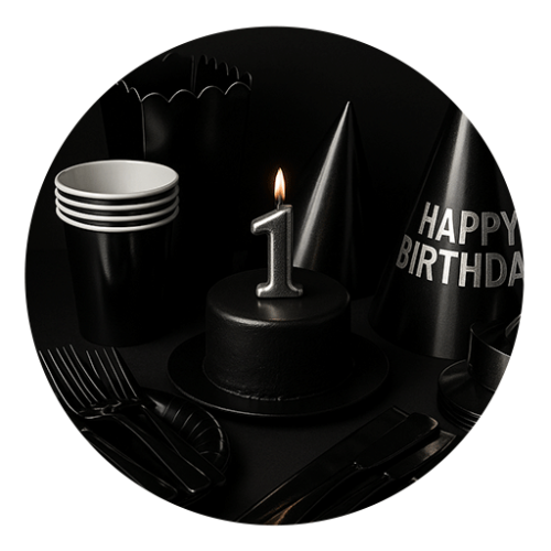 Black-Metallic-Birthday-Theme تم تولد مشکی