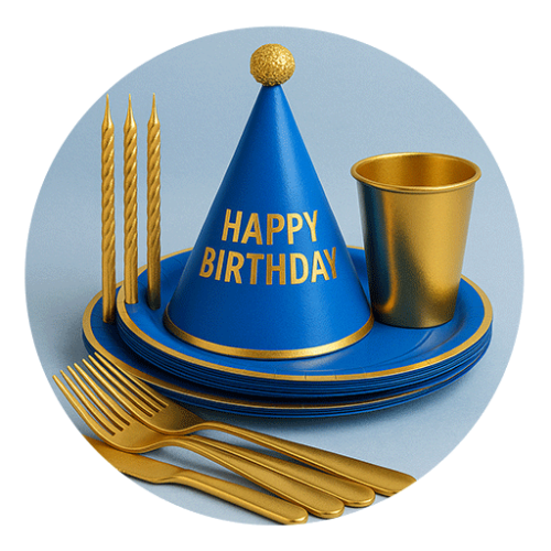 Blue-gold-birthday-theme تم تولد آبی طلایی