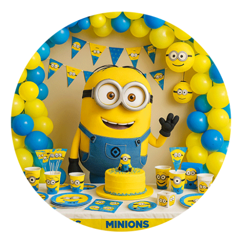 Minion-birthday-theme تم تولد مینیون