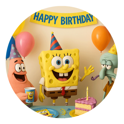 Spongebob-birthday-theme تم تولد باب اسفنجی