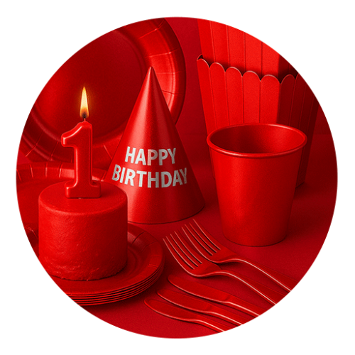 red-Metallic-Birthday-Theme تم تولد قرمز
